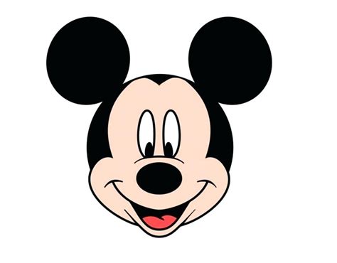 Printable Mickey Mouse Face Images